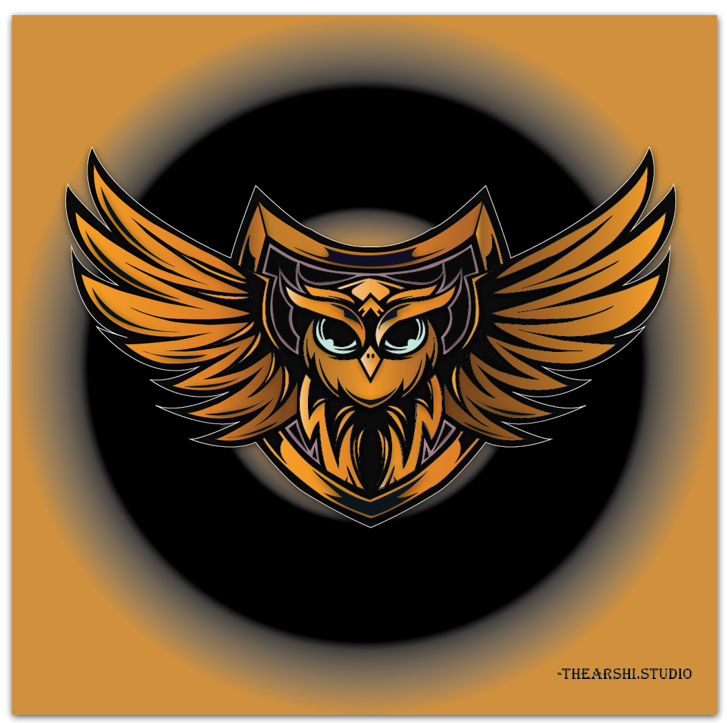 Geometric Owl Vector Art